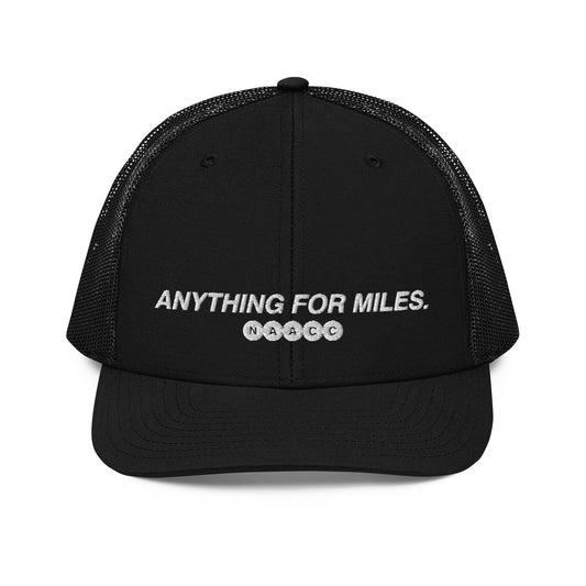 "Anything For Miles" Cycling Trucker Hat