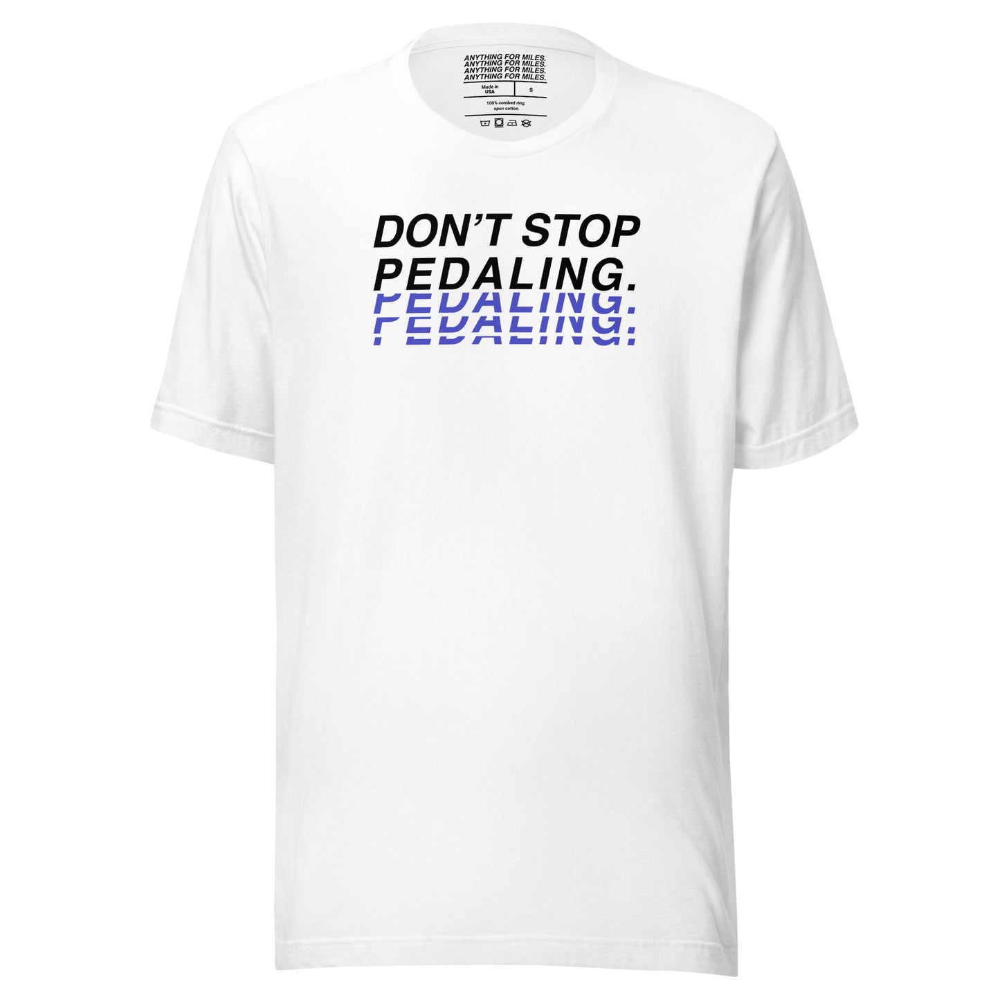 "Don't Stop Peddling" Cycling Tee