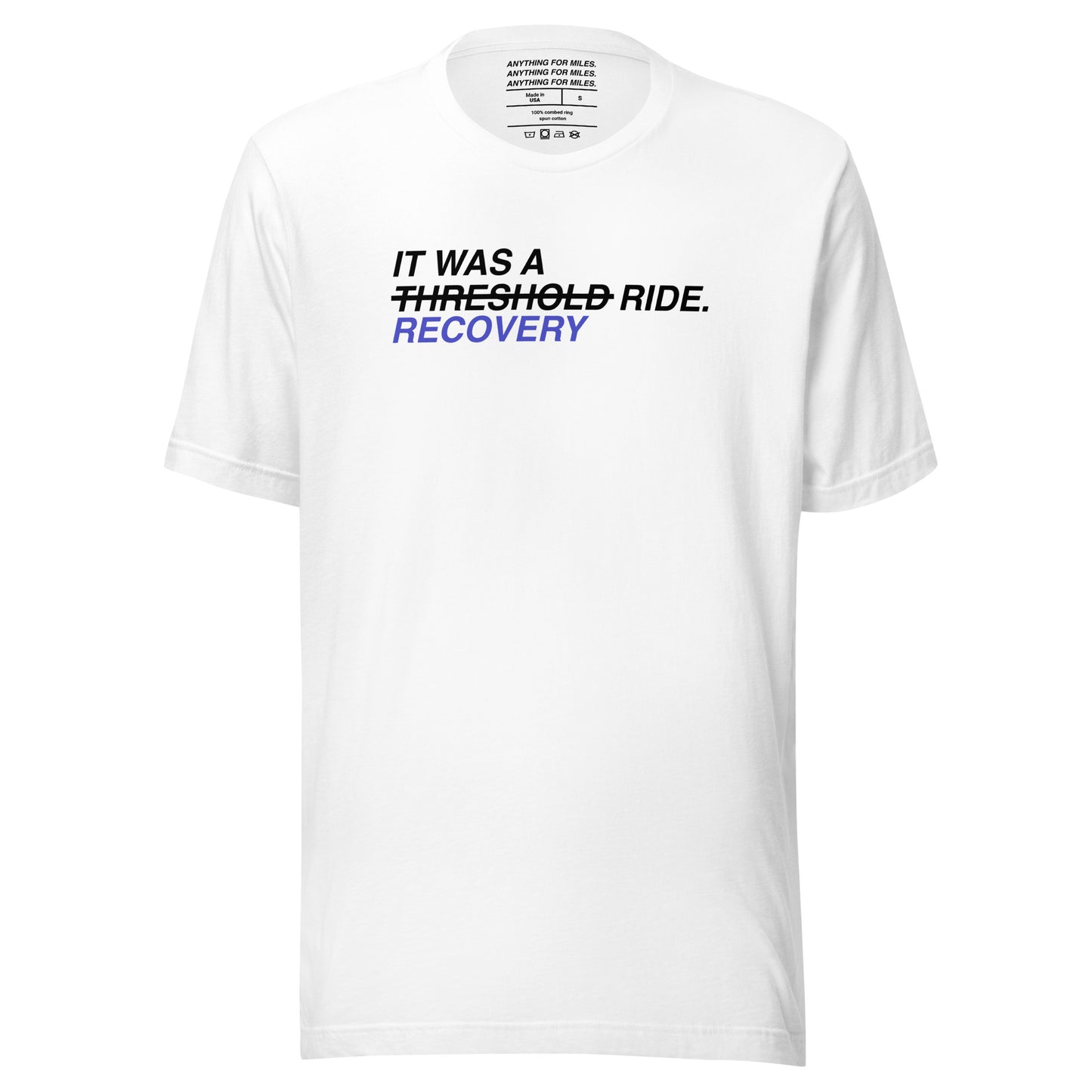 "It was a Recovery Ride" Cycling Tee